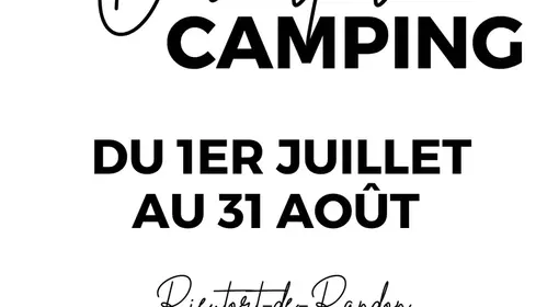 Ouverture Camping