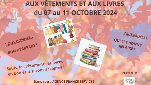 Foire gratuite aux vetements et livres