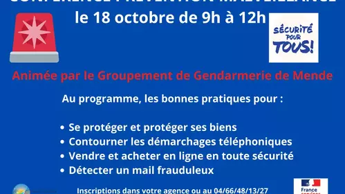 Conférence prévention malveillance